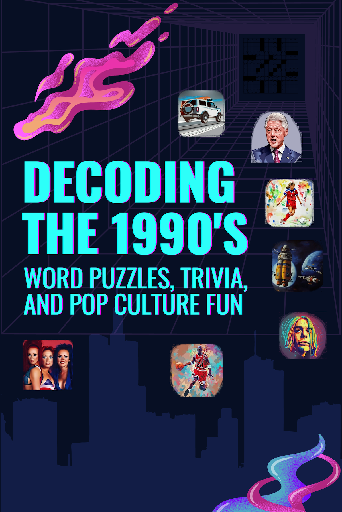Decoding the 1990s: Word Puzzles, Trivia, and Pop Culture cover